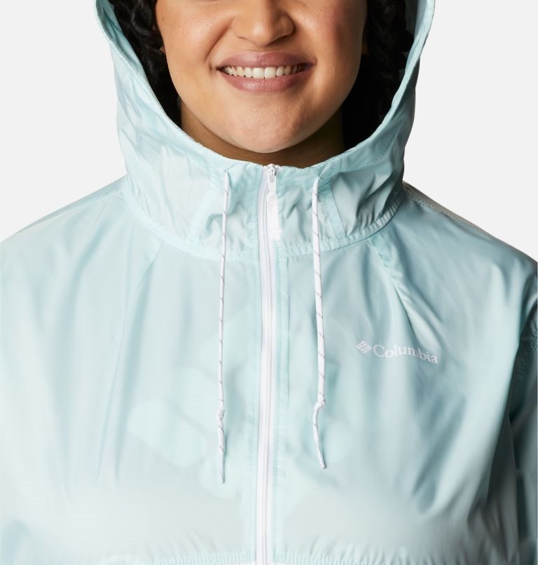 Jacheta Columbia Flash Forward Windbreaker Dama Verde Menta Albi | Plus Size EC71Q09AZ